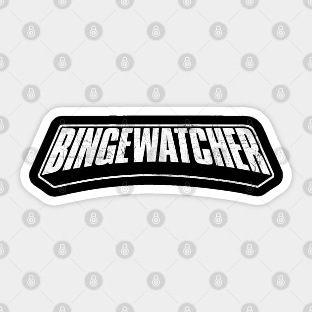 BingeWatcher Sticker by NineBlack